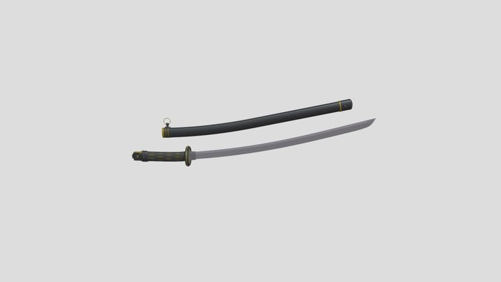[XYZ School] Katana 3D Model