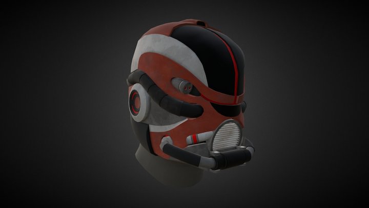 Dauntless Helm 3D Model