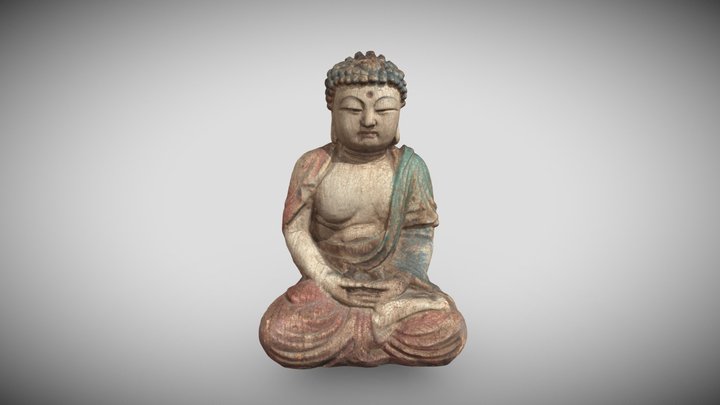 Buddhist Statues 3D Model