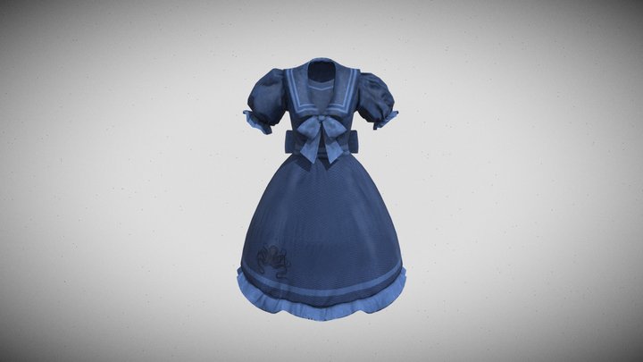 Overseer Lolita Dress 3D Model