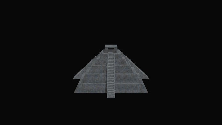 Aztec Pyramid 3D Model