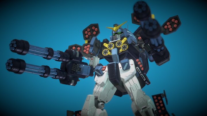 Gundam Heavyarms Custom Fanmade 3D Model