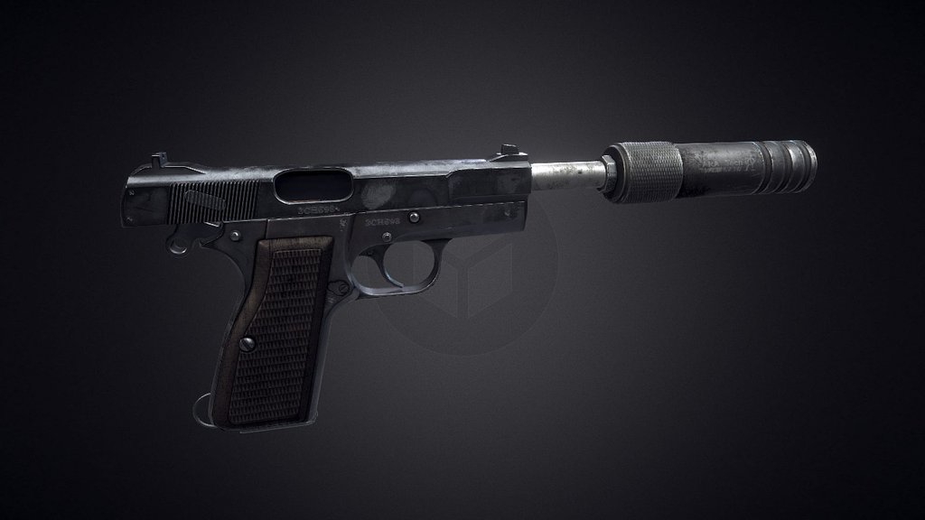 BAP wit Suppressor - 3D model by Eprdox [4dc7cea] - Sketchfab