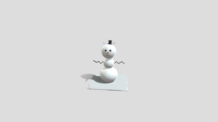 Snowman 3D Model