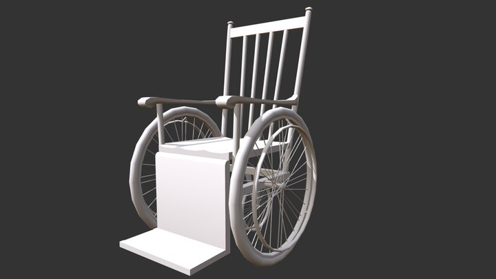 Wheelchair 3D Model