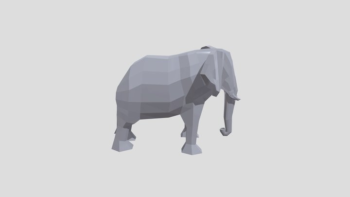 Elephant 3D Model