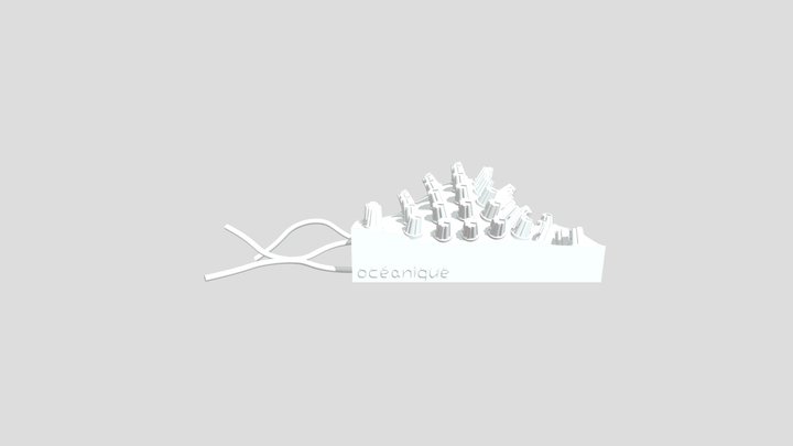 Video Synthesizer Interface 3D Model