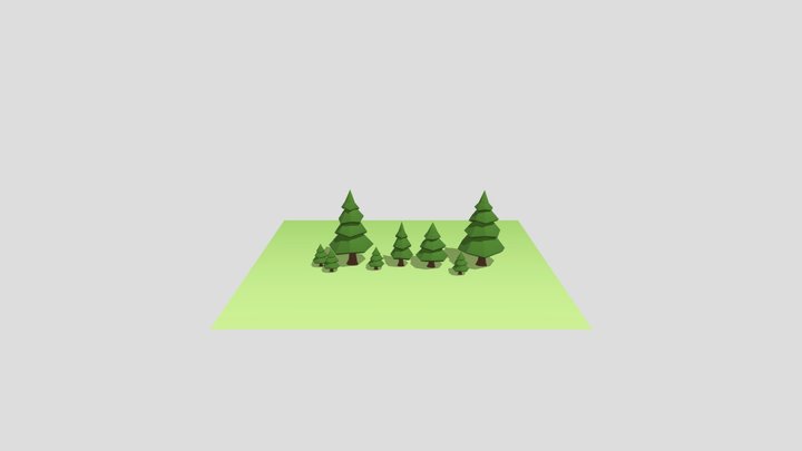 Tree Low Poly 3D Model