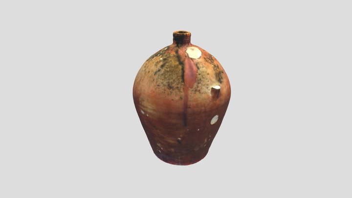 American Stoneware: Jar with broken handle 3D Model