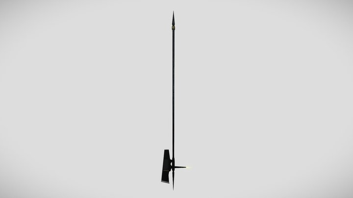 Halberd | Low Poly game-ready model 3D Model