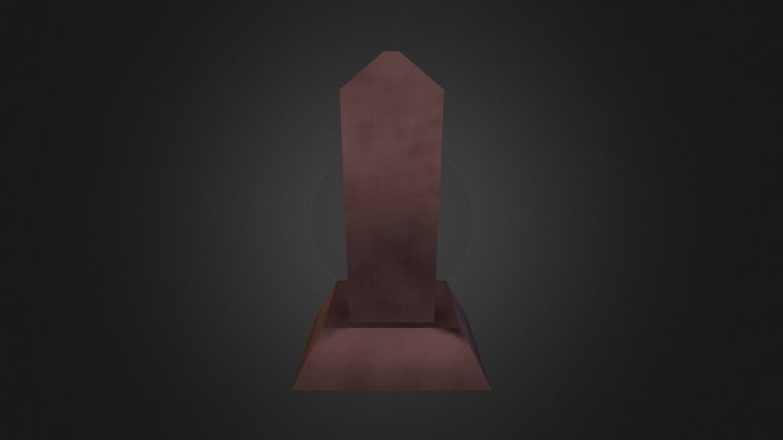 Tombstone O B J 3D Model