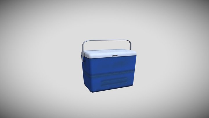 Cooling Box - 5 Props Assignment 3D Model