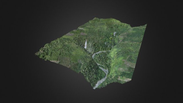 Sungai Lematang by AeroGeosurvey 3D Model