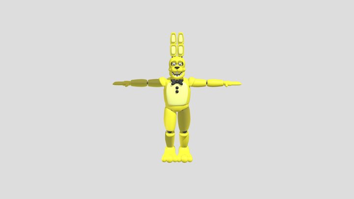 silver_eyes_springbonnie_release_by_epicmemeboss 3D Model