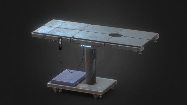 Sci fi table 3D Model