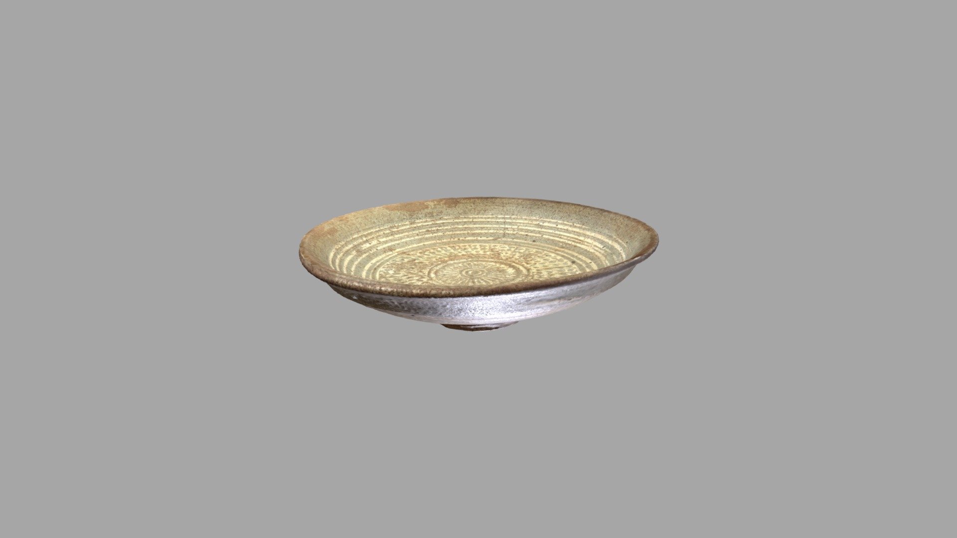korean 15tth century ceramic plate