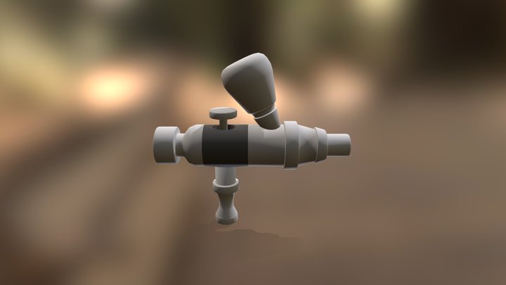 Spray Gun 3D Model