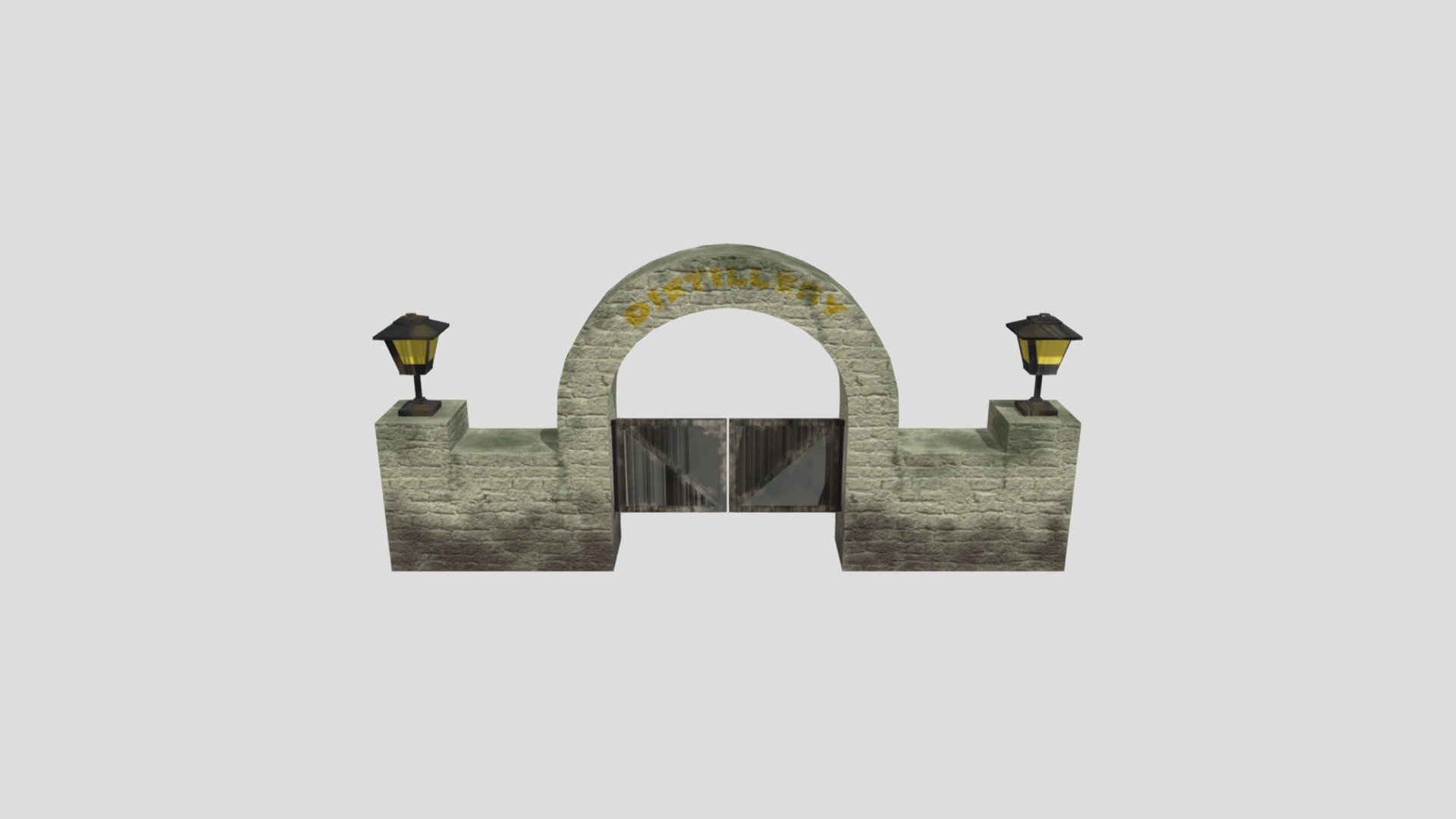 The_ Gate_ Final_ Textured - 3D model by Mia_Pa23 [4dd1c45] - Sketchfab