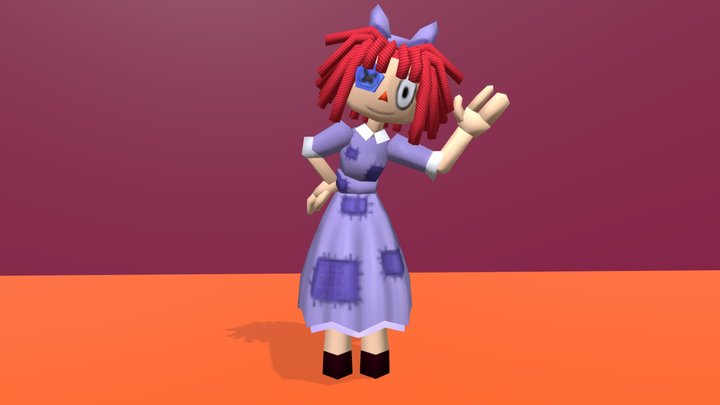 Ragatha (Low Poly) 3D Model
