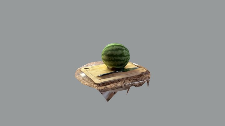 Watermelon 3D Model