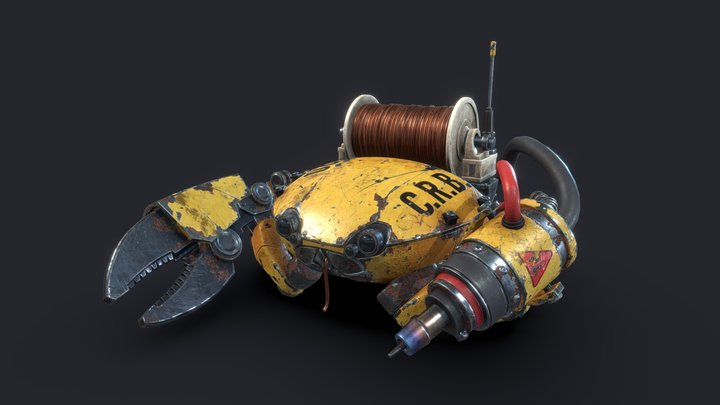 Critical Repair Bot 3D Model