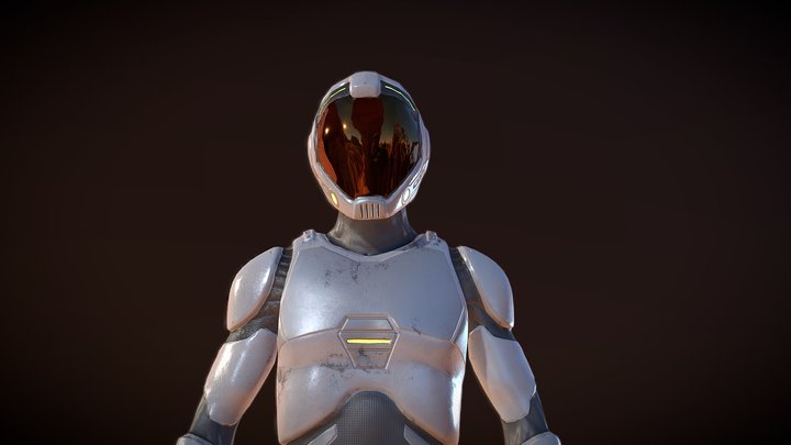 Space suit NC 2020 3D Model