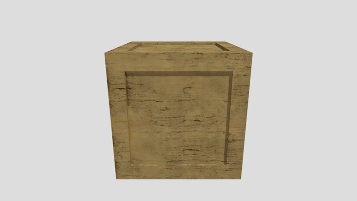 wooden_cube 3D Model