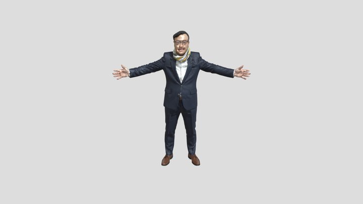 Welcome with Open Arms 3D Model