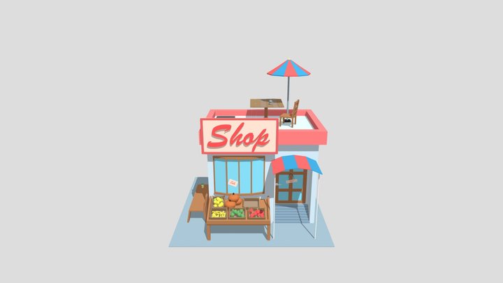 Classic Shop 3D Model