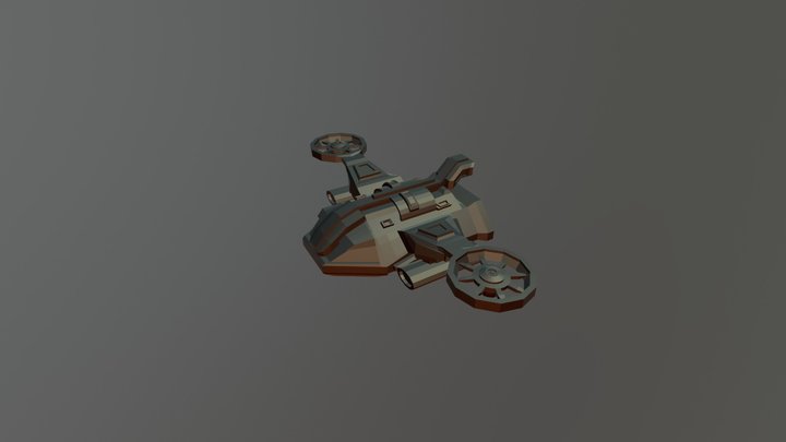 Lowpoly-nave-1 3D Model