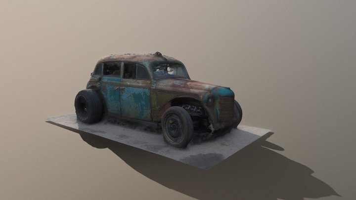 Moskvich 401 ILING SHOW(Youtube channel project) 3D Model