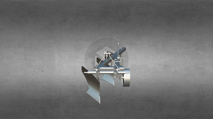 Плуг ПЛН 3-35 3D Model