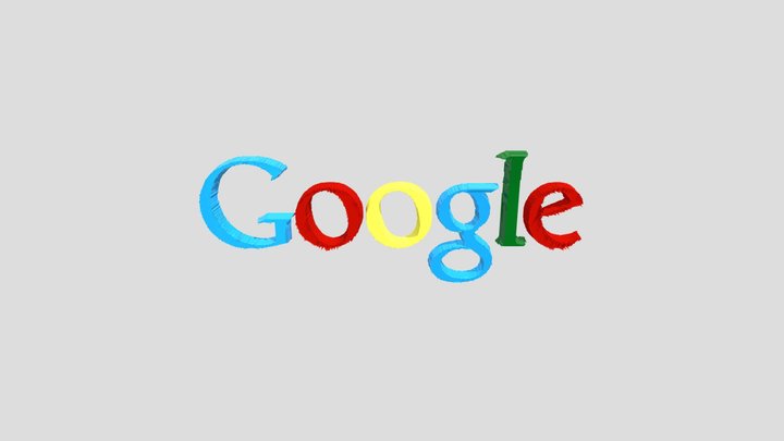 Google Logo 3D 3D Model