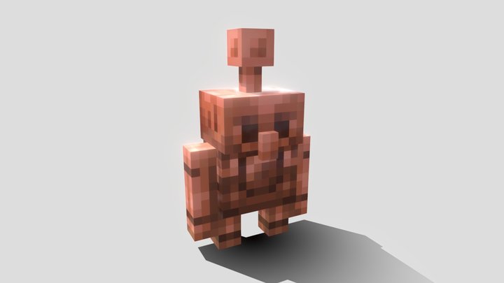 copper golem 3D Model