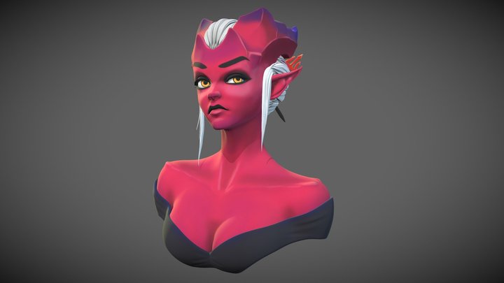 Demon_Lady 3D Model
