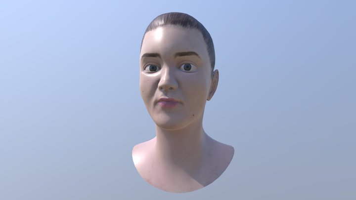 Maisie Williams Bust 3D Model