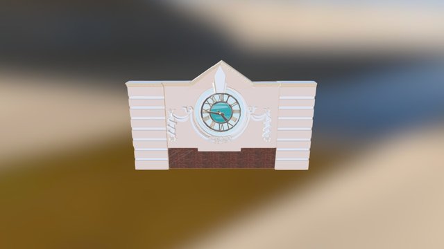 Clock_Main Building 3D Model