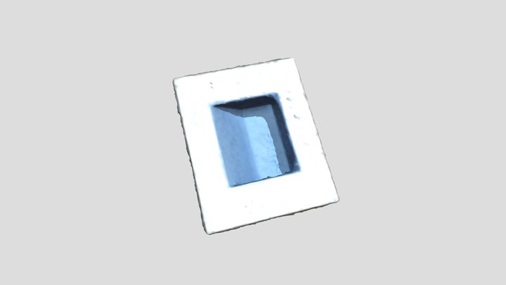Window 1 - Light Blue 3D Model