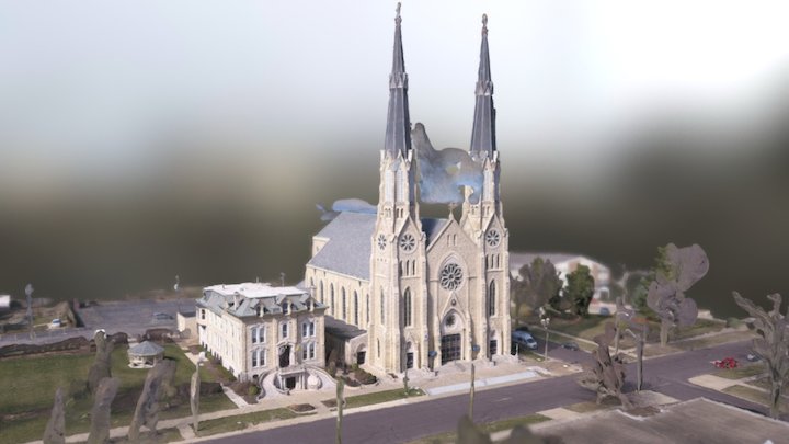 Catholic Cathedral (Pix4D) 3D Model