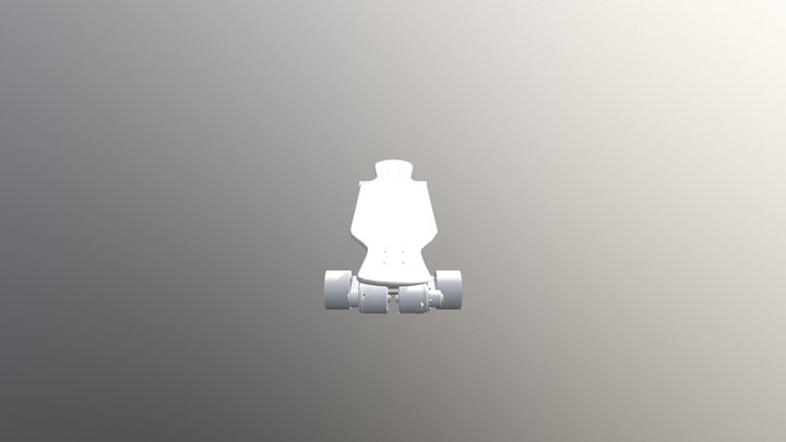 Whole Skate Board Assembly Version2 3D Model