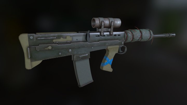 L85A2 Makeshift 3D Model