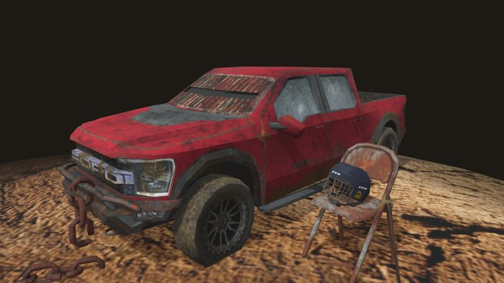 DAE 5 Finished props - Rustborn 3D Model