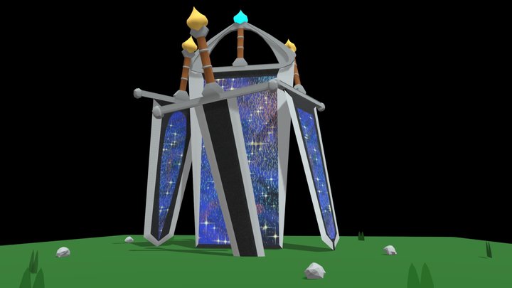 Infinity Gate Sword 3D Model