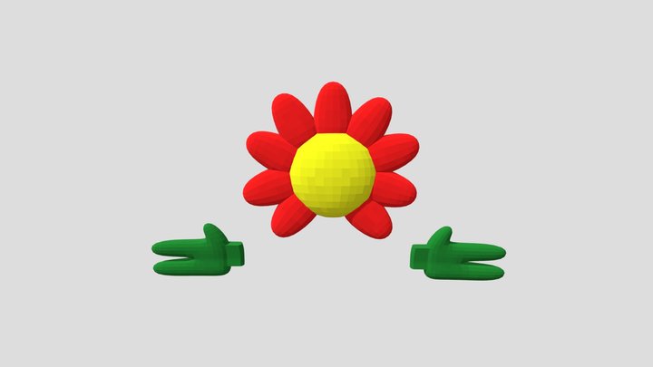Flowah grow a garden VR model 3D Model