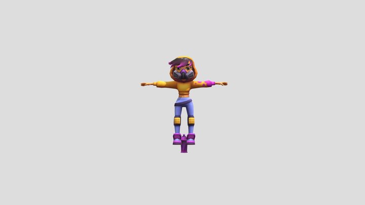 Mobile - Subway Surfers - Miss Maia 3D Model