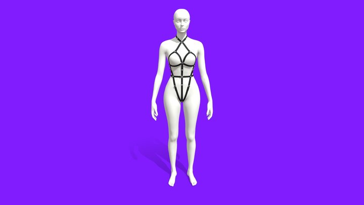 Harness (Clo3D project) 3D Model