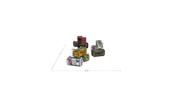 TinkerTurf SF - Containers 02 - KS 3D Model