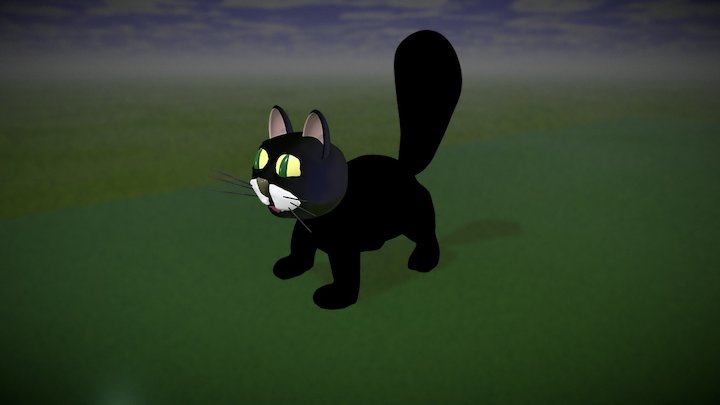 Cat Walk Animation (Blender) – Modello 3D gratuito STL
