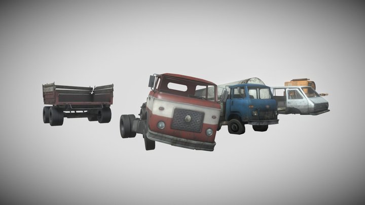Wrecked cars 2 – Modello 3D gratuito STL
