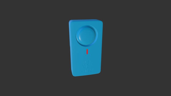 Alarm Blau 3D Model